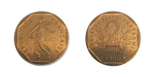 2 Francs, 1980