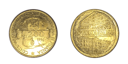 200 lire, 1996