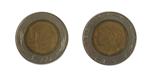 500 lire, 1996