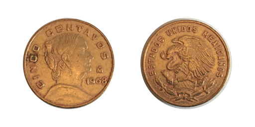 5 Centavos, 1968