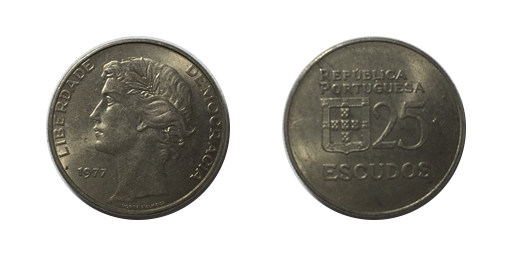 25 Escudos, 1977