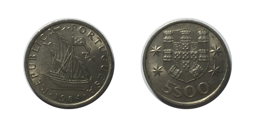 5 Escudos, 1984
