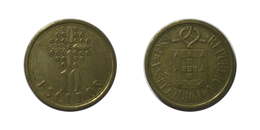 10 escudos, 1989