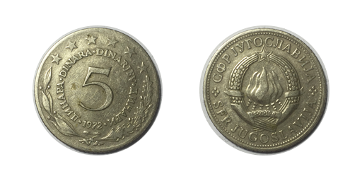 5 Dinari, 1972