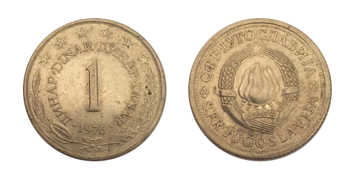1 Dinar, 1976