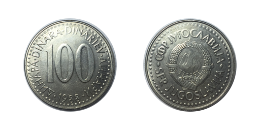 100 Dinari, 1988