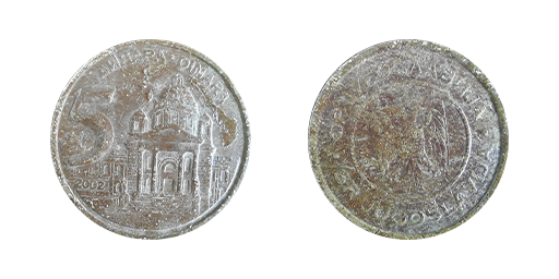 5 Dinari, 2002