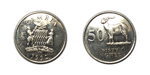 50 Ngwee, 1992